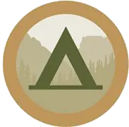 Glacier Bear Cabin - Camping badge