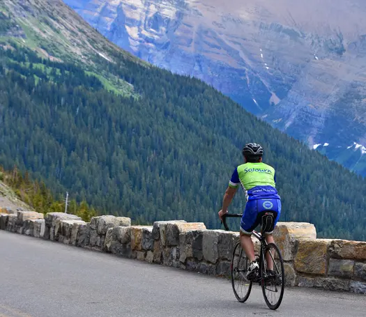 cycling in glacier national park