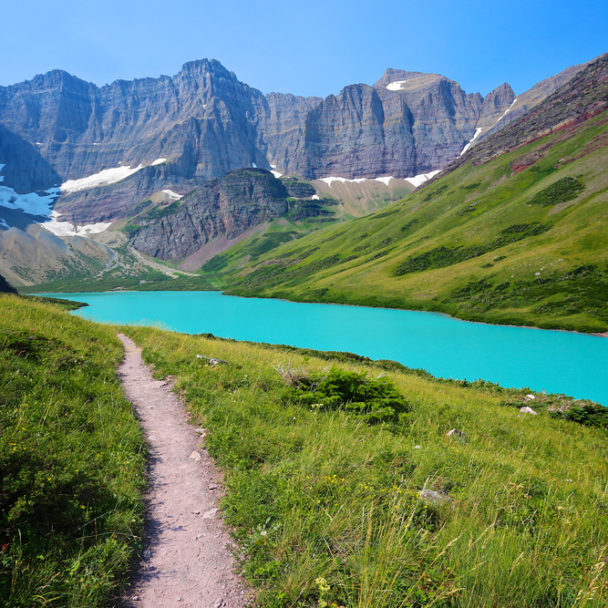 Cracker Lake Trail in Glacier National Park