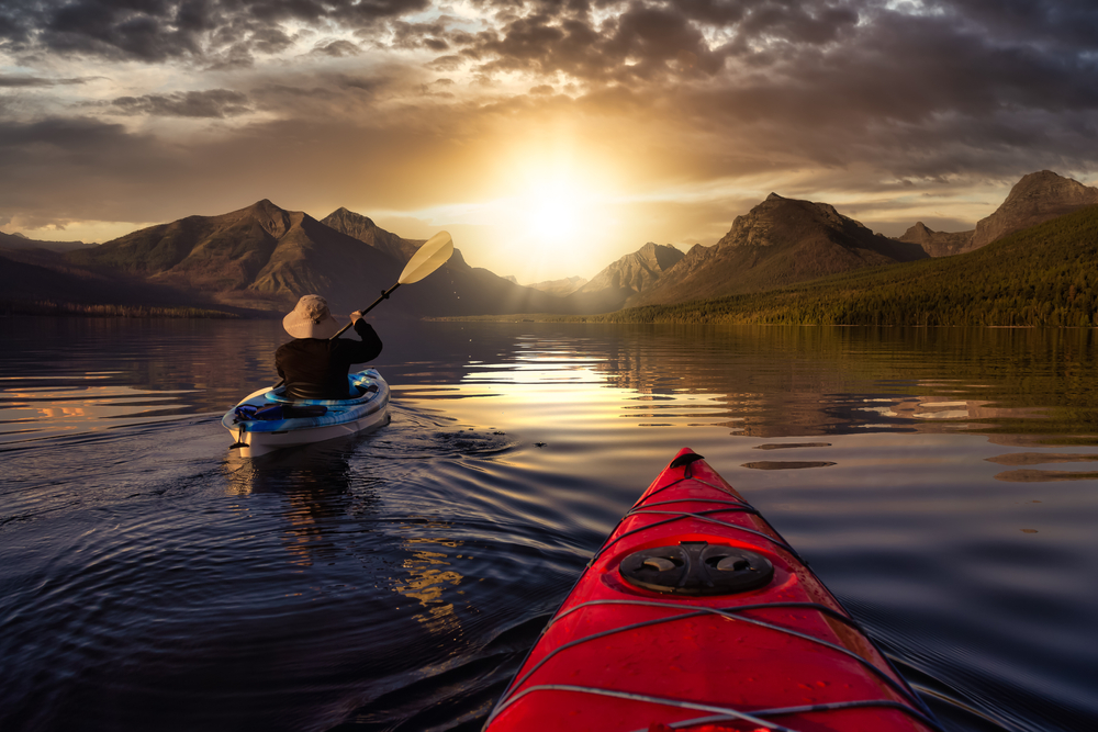 Lake McDonald, Inside Glacier National Park. Stay at West Glacier Bear Cabin, right around the corner from Lake McDonald. 2 bedroom, 1 bath cute cabin in Apgar Village is the ideal location for your Glacier National Park vacation